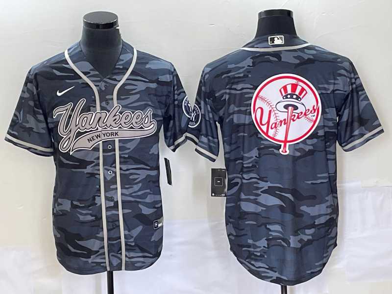 Men's New York Yankees Gray Camo Team Big Logo With Patch Cool Base Stitched Baseball Jerseys,We sell and wholesale Men's New York Yankees Gray Camo Team Big Logo With Patch Cool Base Stitched Baseball Jerseys on line form chian!